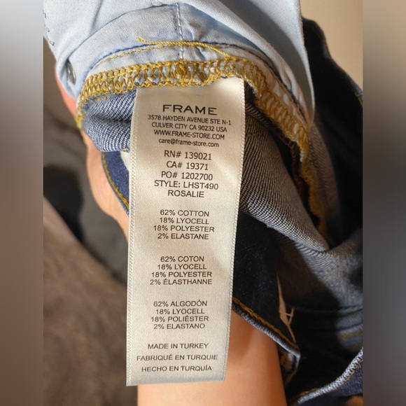 FRAME Le High Straight Jeans // Rosalie - Picture 11 of 12